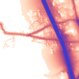 Daytime road noise heatmap for DL10 7HW