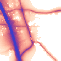 Daytime road noise heatmap for DL10 7HX