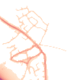 Daytime road noise heatmap for DL10 7LF