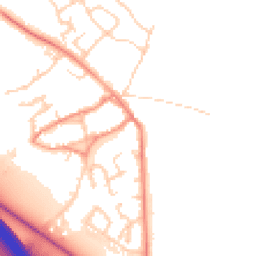 Daytime road noise heatmap for DL10 7LT