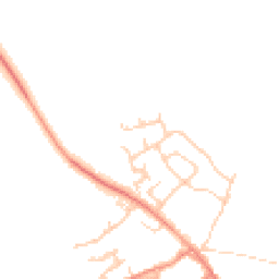 Daytime road noise heatmap for DL10 7PB