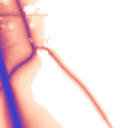 Daytime road noise heatmap for DL10 7PG