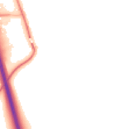 Night-time road noise heatmap for DL10 7PG