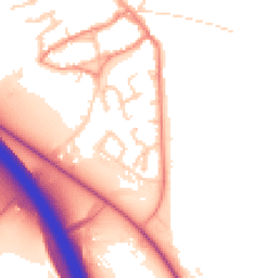 Daytime road noise heatmap for DL10 7RL