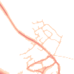 Daytime road noise heatmap for DL10 7RS