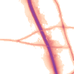 Night-time road noise heatmap for DL10 7SA
