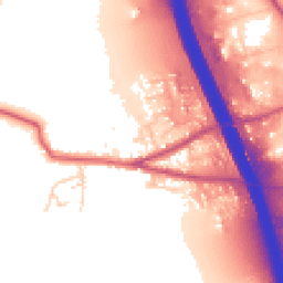 Daytime road noise heatmap for DL10 7SG