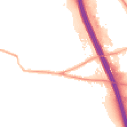 Night-time road noise heatmap for DL10 7SG