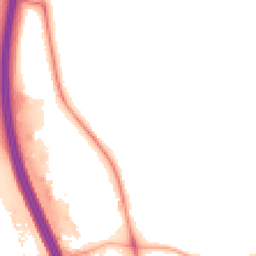 Night-time road noise heatmap for DL10 7TT