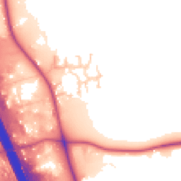 Daytime road noise heatmap for DL10 7TU