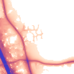 Daytime road noise heatmap for DL10 7TW