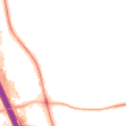Night-time road noise heatmap for DL10 7TW