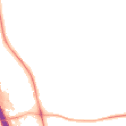 Night-time road noise heatmap for DL10 7TX