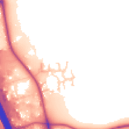 Daytime road noise heatmap for DL10 7TY
