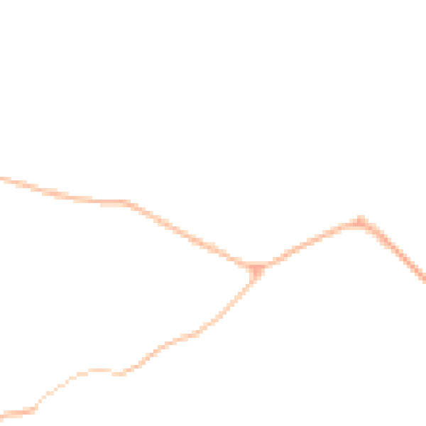 Night-time road noise heatmap for DL12 0AB