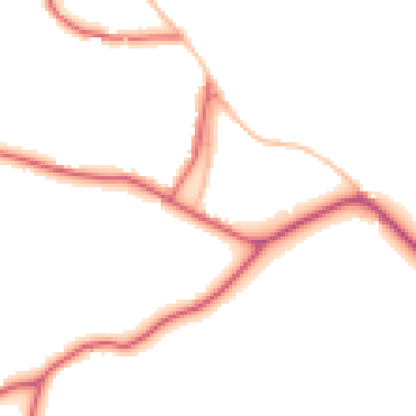 Daytime road noise heatmap for DL12 0AD