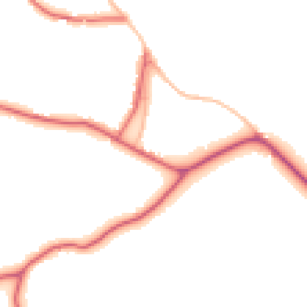Daytime road noise heatmap for DL12 0AE