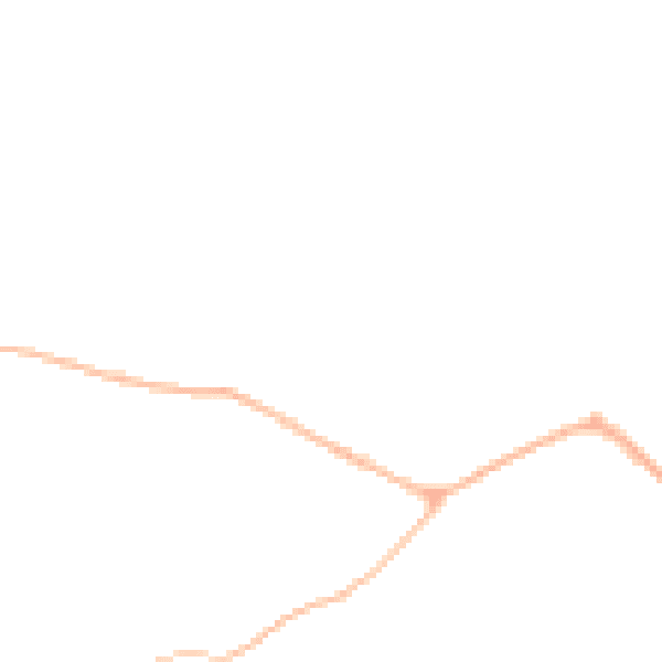 Night-time road noise heatmap for DL12 0AH