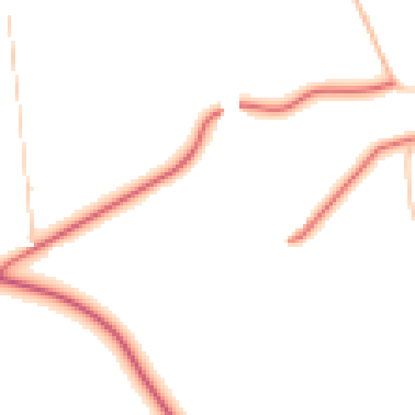 Daytime road noise heatmap for DL12 0AZ