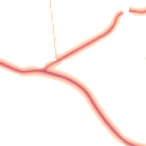 Daytime road noise heatmap for DL12 0BD