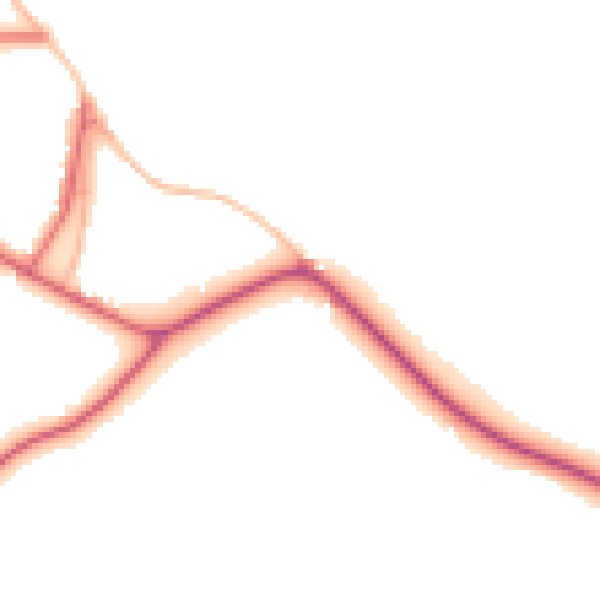 Daytime road noise heatmap for DL12 0BF