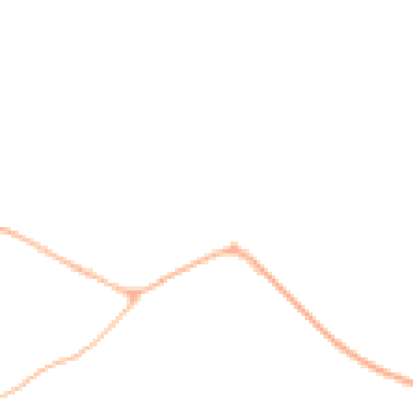 Night-time road noise heatmap for DL12 0DE