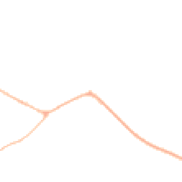 Night-time road noise heatmap for DL12 0DF