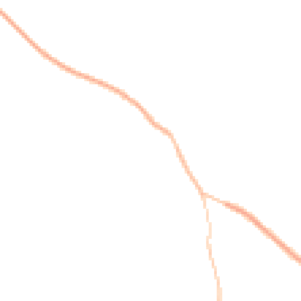 Night-time road noise heatmap for DL12 0DH