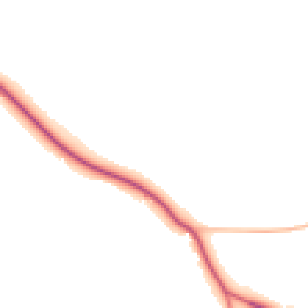 Daytime road noise heatmap for DL12 0DQ