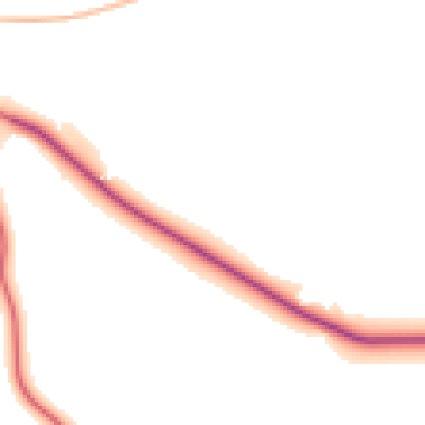 Daytime road noise heatmap for DL12 0DW