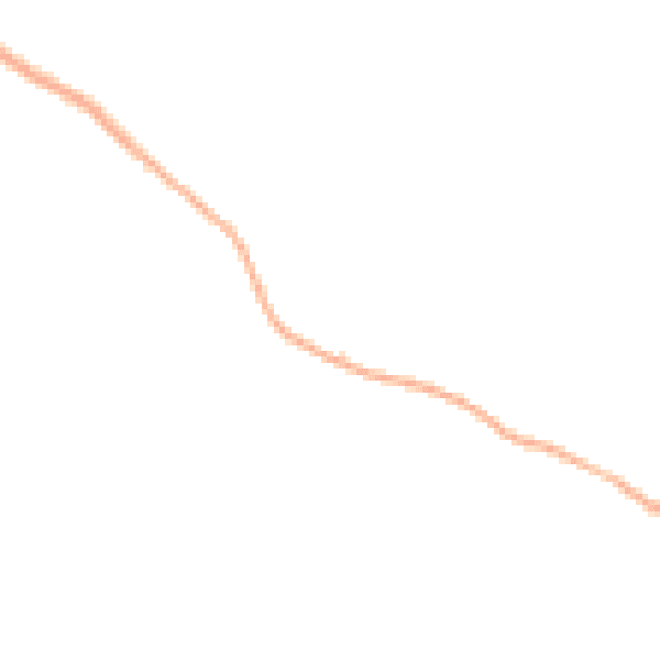 Night-time road noise heatmap for DL12 0ED