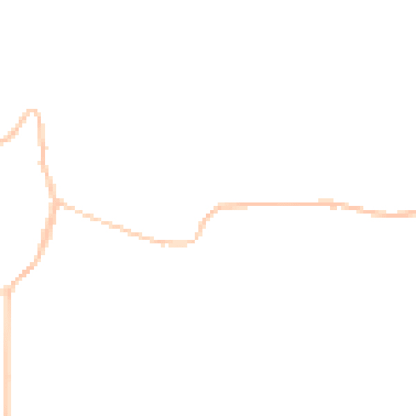 Night-time road noise heatmap for DL12 0TA