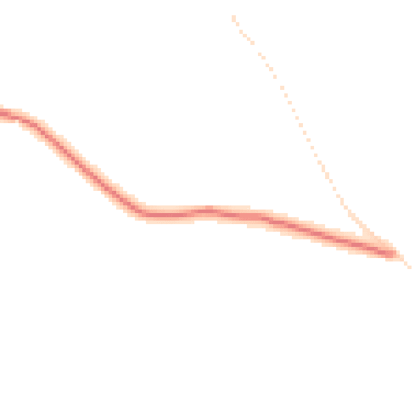 Daytime road noise heatmap for DL12 0XZ
