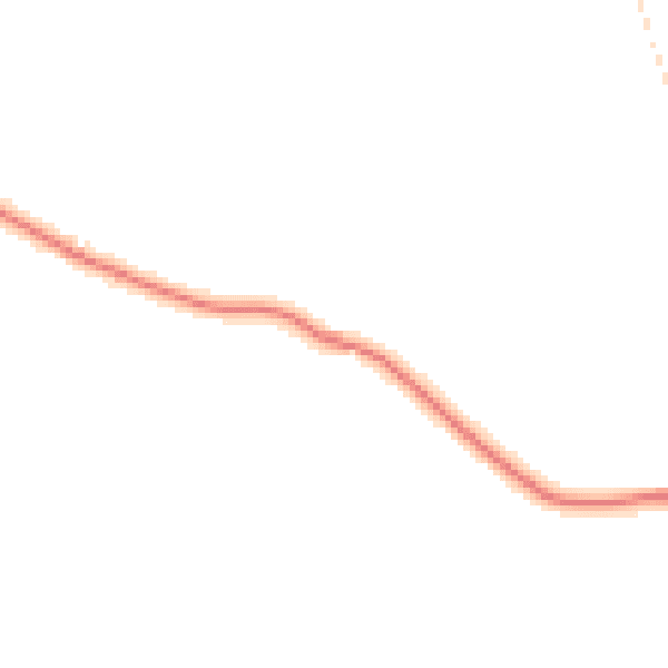 Daytime road noise heatmap for DL12 0YA
