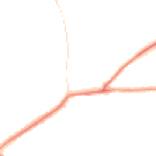 Night-time road noise heatmap for DL12 8DJ