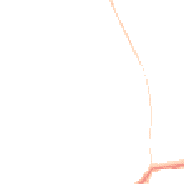 Night-time road noise heatmap for DL12 8FD