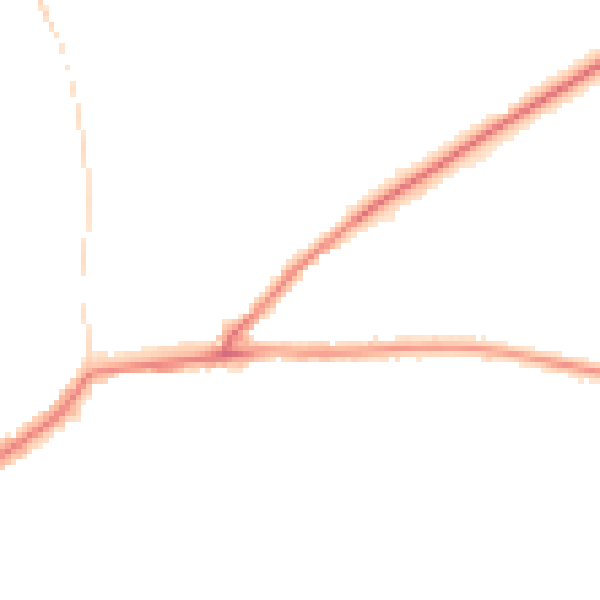 Night-time road noise heatmap for DL12 8HJ