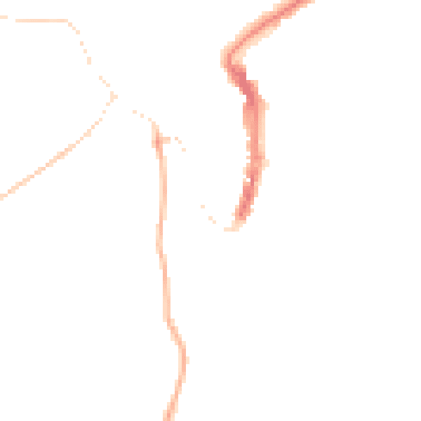 Night-time road noise heatmap for DL12 8QF
