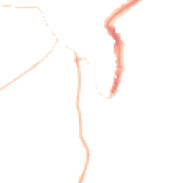 Night-time road noise heatmap for DL12 8RN