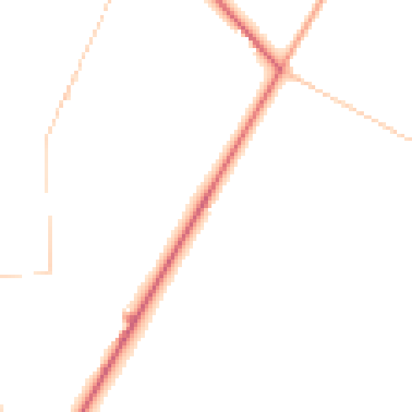 Daytime road noise heatmap for DL12 8RP