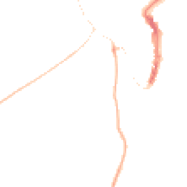 Night-time road noise heatmap for DL12 9AS
