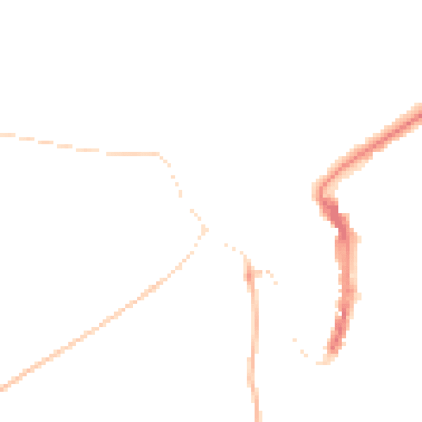 Night-time road noise heatmap for DL12 9BJ