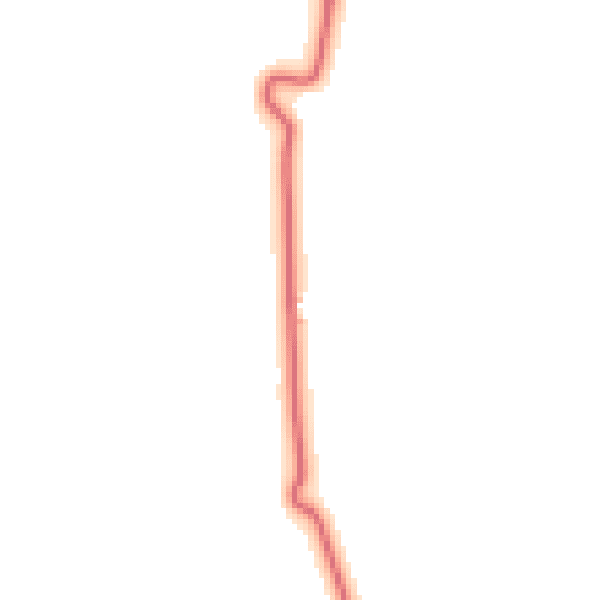 Daytime road noise heatmap for DL12 9JQ