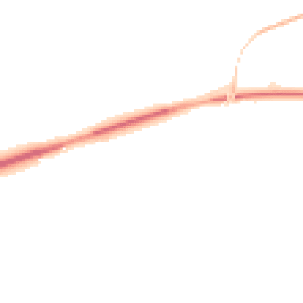 Night-time road noise heatmap for DL12 9LG