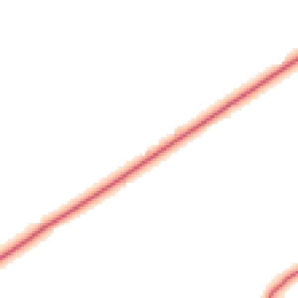Daytime road noise heatmap for DL12 9RB