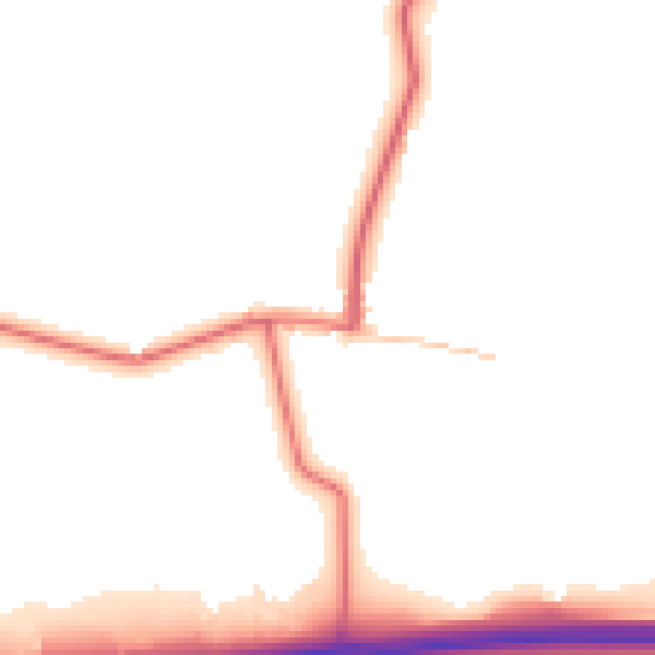 Daytime road noise heatmap for DL12 9RG