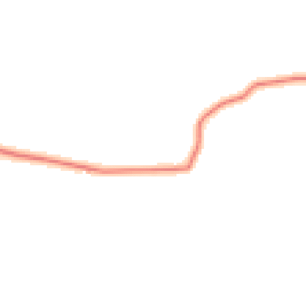 Daytime road noise heatmap for DL12 9SF