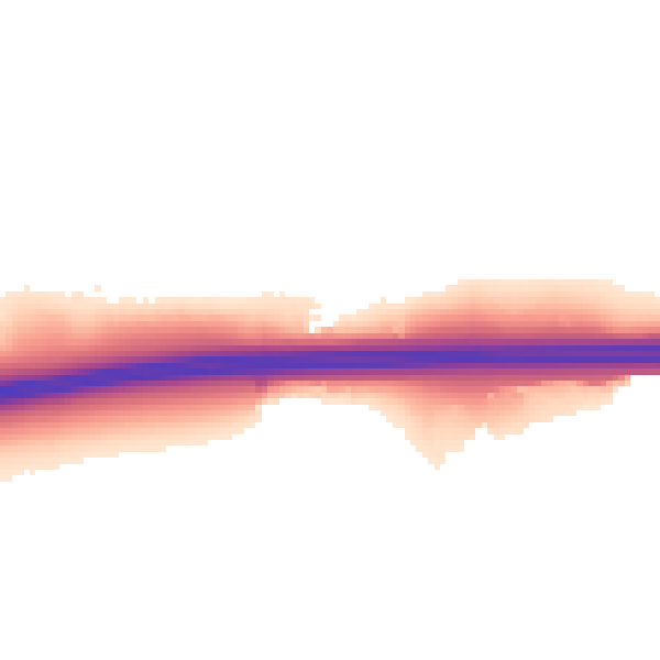 Daytime road noise heatmap for DL12 9SR