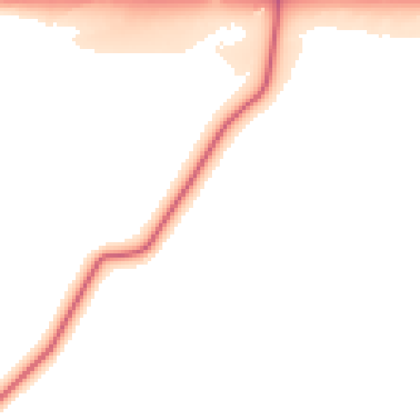 Daytime road noise heatmap for DL12 9ST