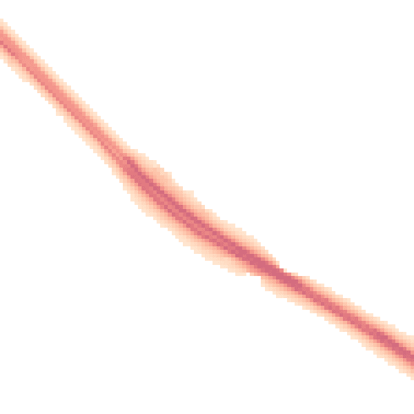 Night-time road noise heatmap for DL12 9TY